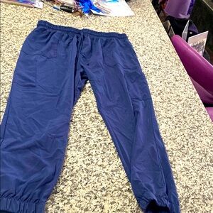 Women Navy Blue Jogger scrub Pants B